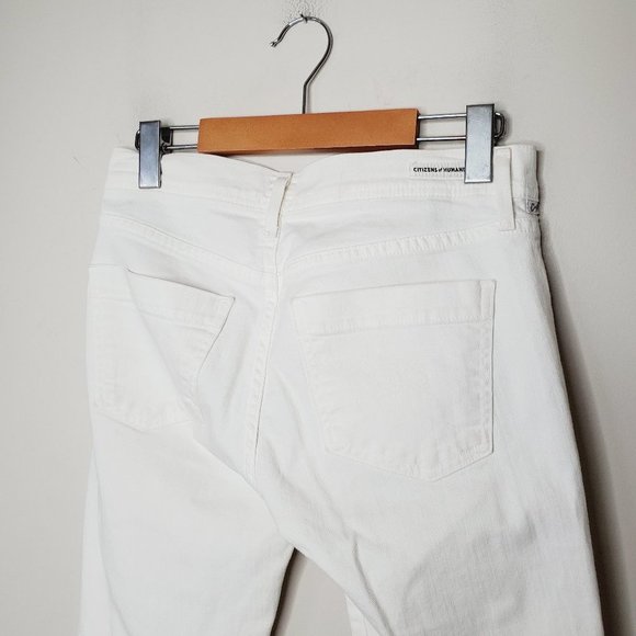 COH White Dani Cropped Straight Leg Jeans - Picture 6 of 13